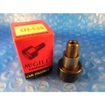 McGill CFE 1 SB Stud Cam Follower, 1&#034; Roller Diameter, Hex Hole End