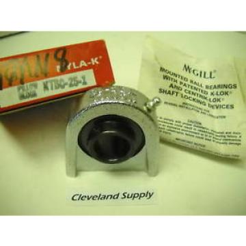 MCGILL NTBC-25-1 NYLA-K PILLOWBLOCK BEARING 1&#034; BORE NEW CONDITION IN BOX