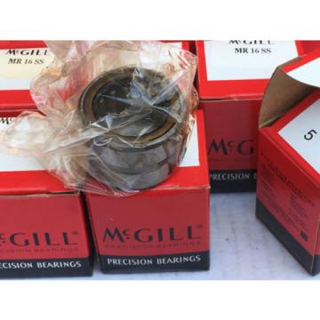 McGill MR16 SS Bearing Bearring MM0C2 188100-301 New Lot of 6