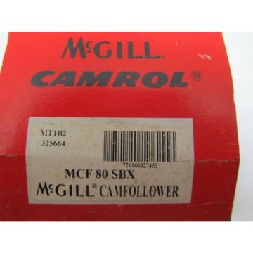 McGill MCF 80 SBX Camrol Cam Follower Bearing