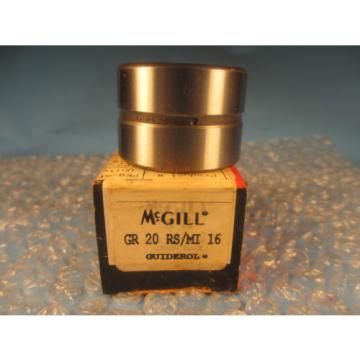 McGill GR20RS, GR 20 RS with MR16N Guiderol® Center-Guided Needle Roller Bearing