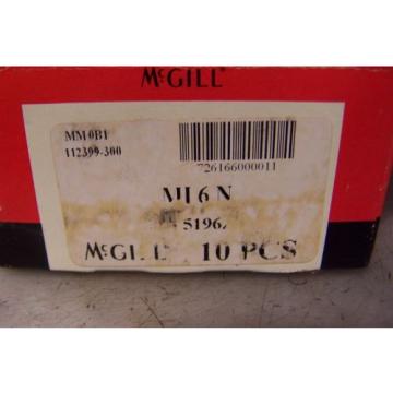 (10) NEW MCGILL MI 6 N NEEDLE BEARING INNER RACE LOT OF 10