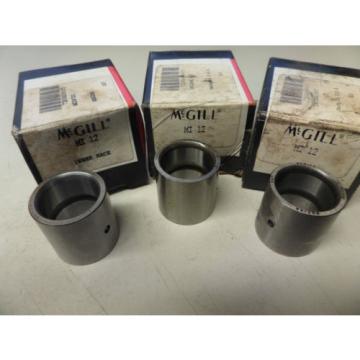 (3) McGill Inner Race Bearing MI 12 MI-12 MI12 Lot of Three New