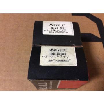 2-McGILL bearings#MR 28 RSS ,Free shipping lower 48, 30 day warranty!