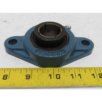 McGill MB 25K-1 F2-05 2-Bolt Flange Bearing Block 1&#034; Shaft Bore w/Collar