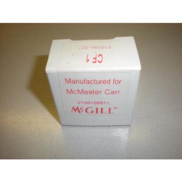 McGill Model CF1 Cam Follower - Stud Type - Flat - NIB