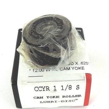 NIB MCGILL CCYR-1-1/8-S CAM YOKE ROLLER .312&#034;ID X 1.125&#034;OD X .625&#034;W