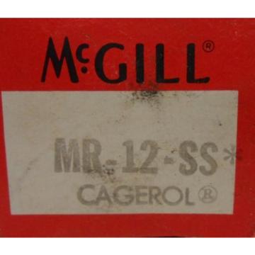 MCGILL, NEEDLE ROLLER BEARING, MR-12-SS, 0.7500&#034; BORE, 1.2500&#034; OD