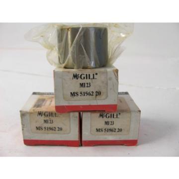 Lot of (3) MCGILL BALL BEARING MI 23 MS 51962 20 NEW IN FACTORY BOX