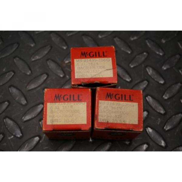 3 - McGill 6AL1618 Aircraft Bearing MS21439-106G #4 image