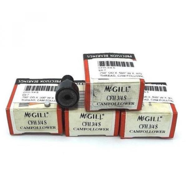 LOT OF 4 NIB MCGILL CFH 3/4 S CAM FOLLOWERS CFH34S #1 image