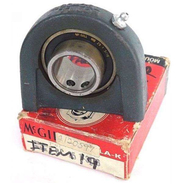 NEW MCGILL MB 25 1 3/16 MOUNTED BALL BEARING NYLA-K TBC-06 3797901 #1 image