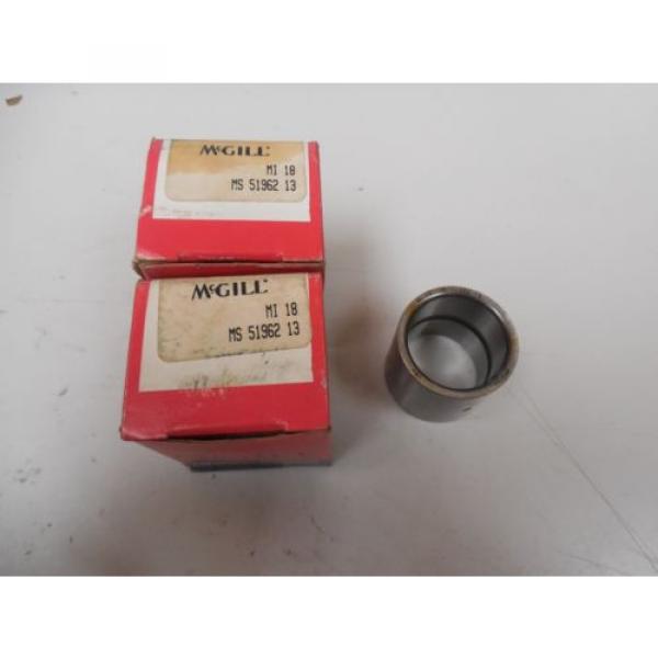 LOT OF 2 MCGILL INNER RACE BEARING MI 18 MI18 MS 51962 13 MS5196213 NIB #1 image