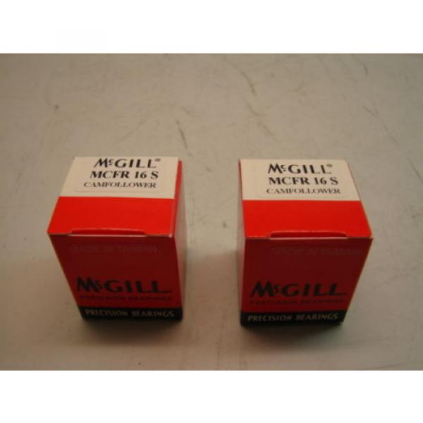 MCGILL MCFR 16 S CAMFOLLOWER PRECISION BEARINGS (LOTS OF 2)  **NIB** #1 image