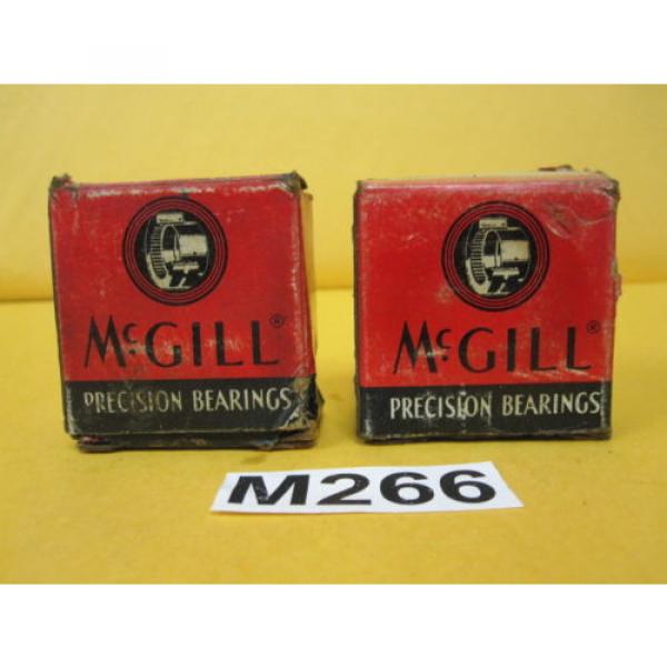 Two (2) McGill CYR 1 5/8 S CAM YOKE ROLLER BEARING 1.625&#034; ROLLER, .4375&#034; BORE #1 image