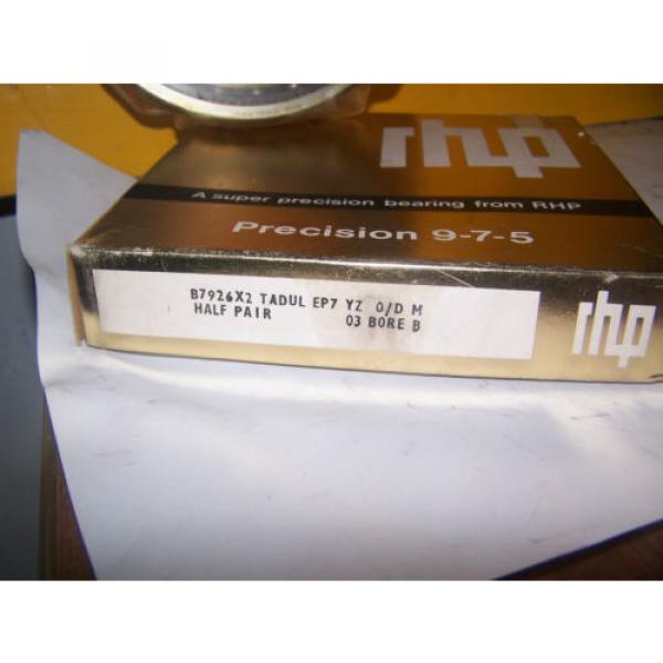 NEW   530TQO750-2   RHP SUPER PRECISION BEARING 9-7-5 MODEL B7926X2 Bearing Online Shoping #2 image