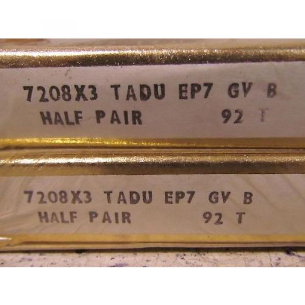 RHP   EE749259D/749334/749335D   7208X3 TADU EP7 GV B 92T Super Precision Bearing x2 Bearing Catalogue #2 image