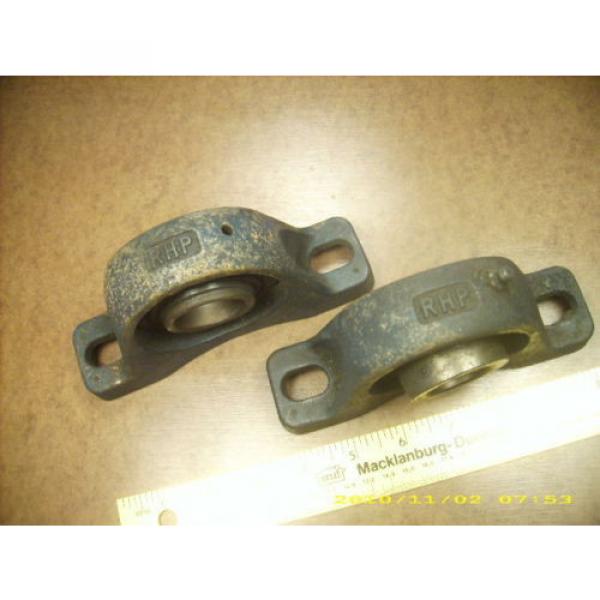 (2)   655TQO935-1   used RHP pillow block bearing units NP5 MP2   1 1/4&#034; bore Industrial Plain Bearings #2 image